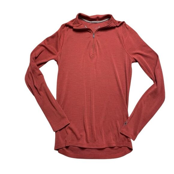 Smartwool Classic Thermal Merino Quarter Zip Base Layer Top Size Medium - Picture 1 of 7